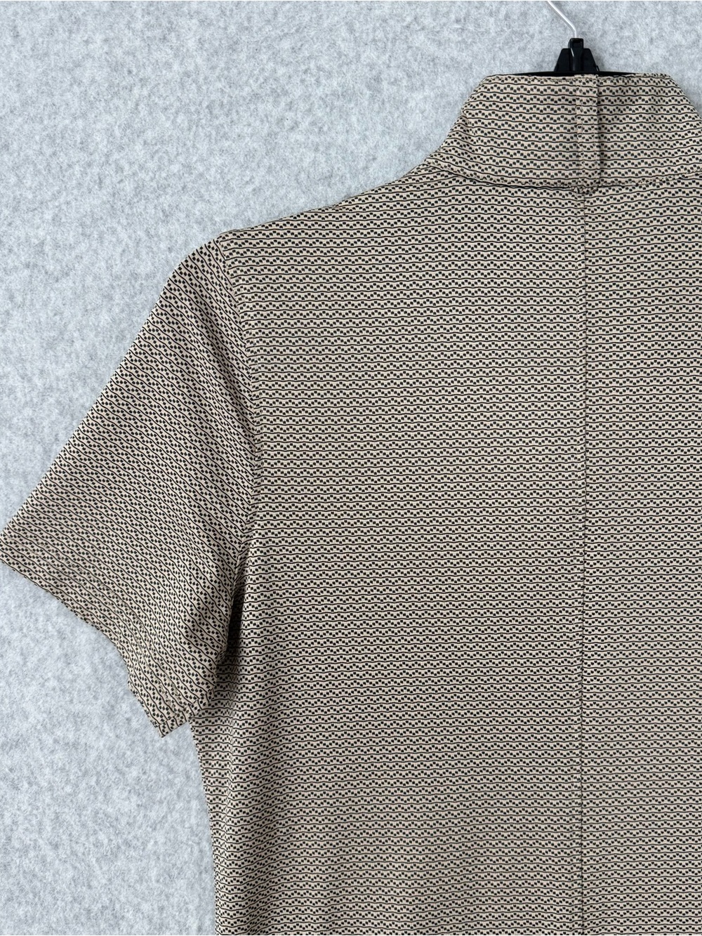 Kerrits Womens Short Sleeve Equestrian Riding Top Tan Black Shirt 1/4 Snap Small - Picture 10 of 15